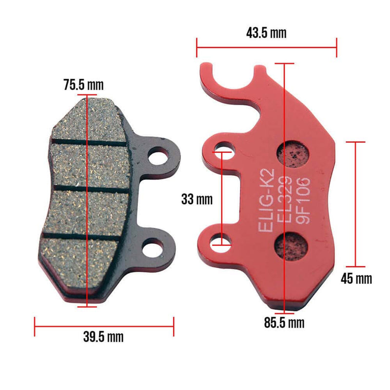 Prima Front Disc Brake Pads | Genuine Buddy SYM Lance