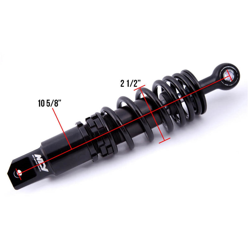 NCY Performance Rear Shock - Black - 265mm - Honda Ruckus