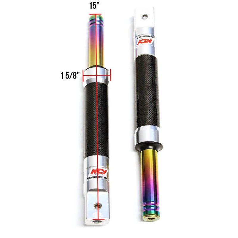 NCY Carbon Fiber Front Forks (Drum): Honda Ruckus