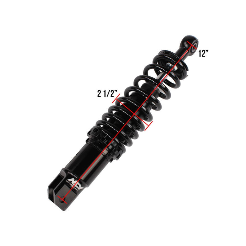 NCY Adjustable Rear Shock Black - Zuma 50, Navi