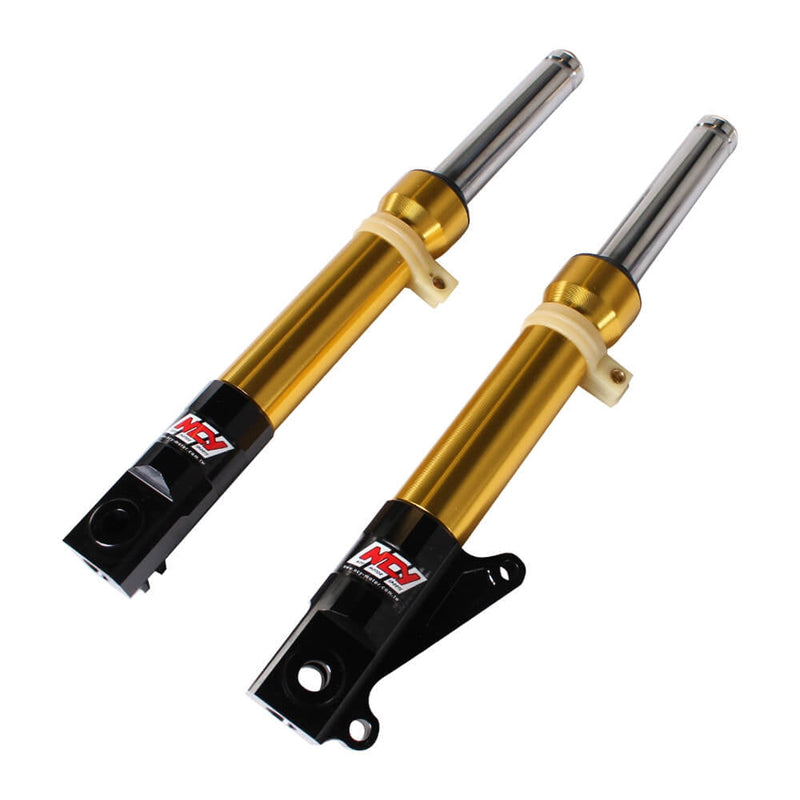 NCY Performance Front Forks (Disc, Gold): Honda Ruckus, Dio