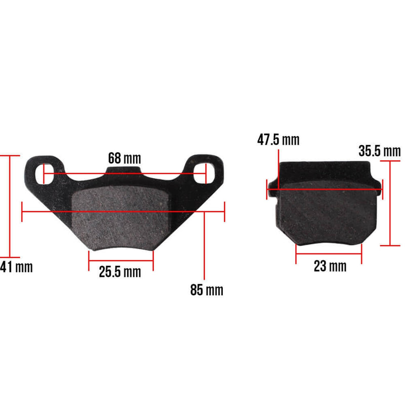 Brake Pads; CSC go., 139QMB Scooters