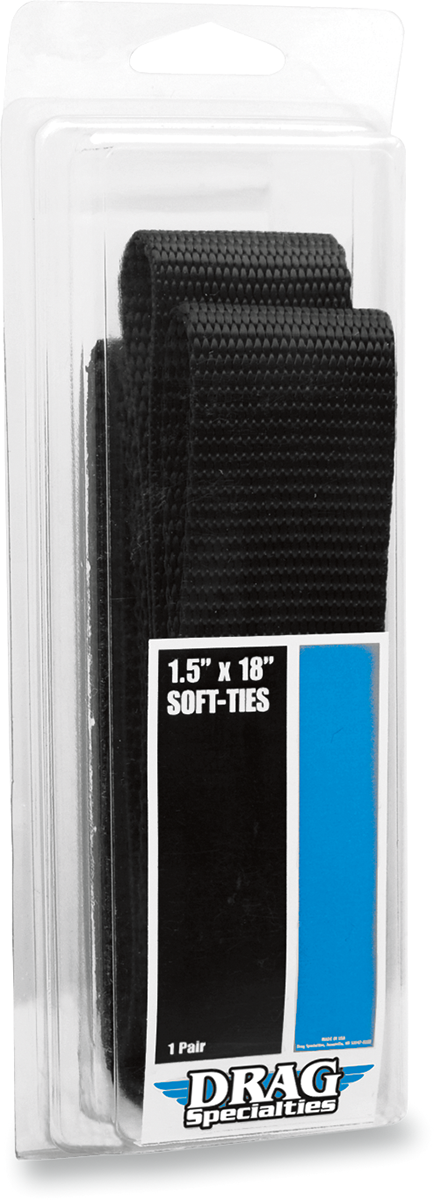 DRAG SPECIALTIES, DRAG SPECIALTIES Soft-Tie Extension 1.5" x 18" - Secure Tie Solution for Bars and More