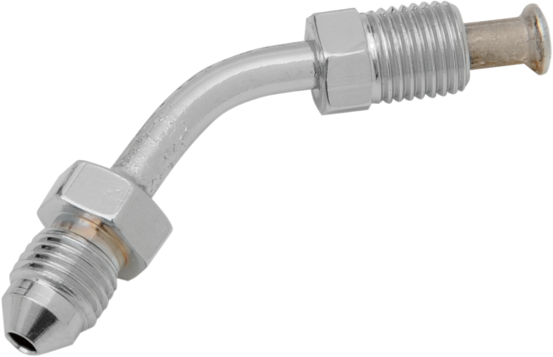 Drag Specialties #3 Male Fitting - 3/8-24 Inverted Flare 45° by Drag Specialties Part 281