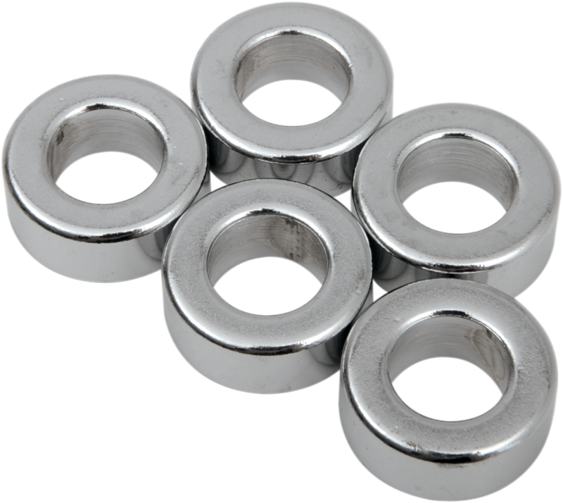 DRAG SPECIALTIES, Drag Specialties MPB508 Chrome Spacer Pack for Custom Fit and Style