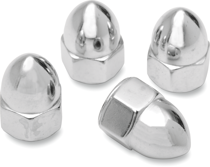 DRAG SPECIALTIES, Drag Specialties Chrome Acorn Nut - 7/16-20 SAE MBP11002