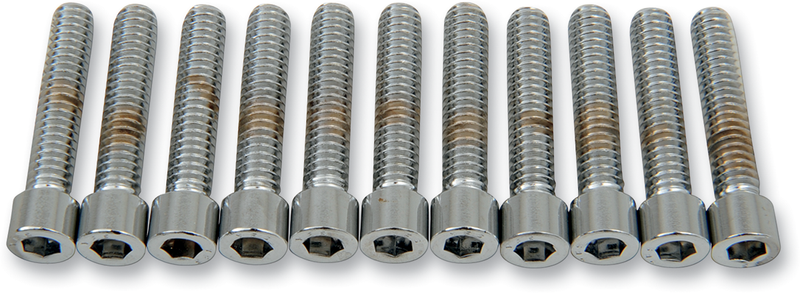 DRAG SPECIALTIES, DRAG SPECIALTIES MPB182S Coarse-Thread Socket-Head Bolts - 1/4-20 x 1-1/4"