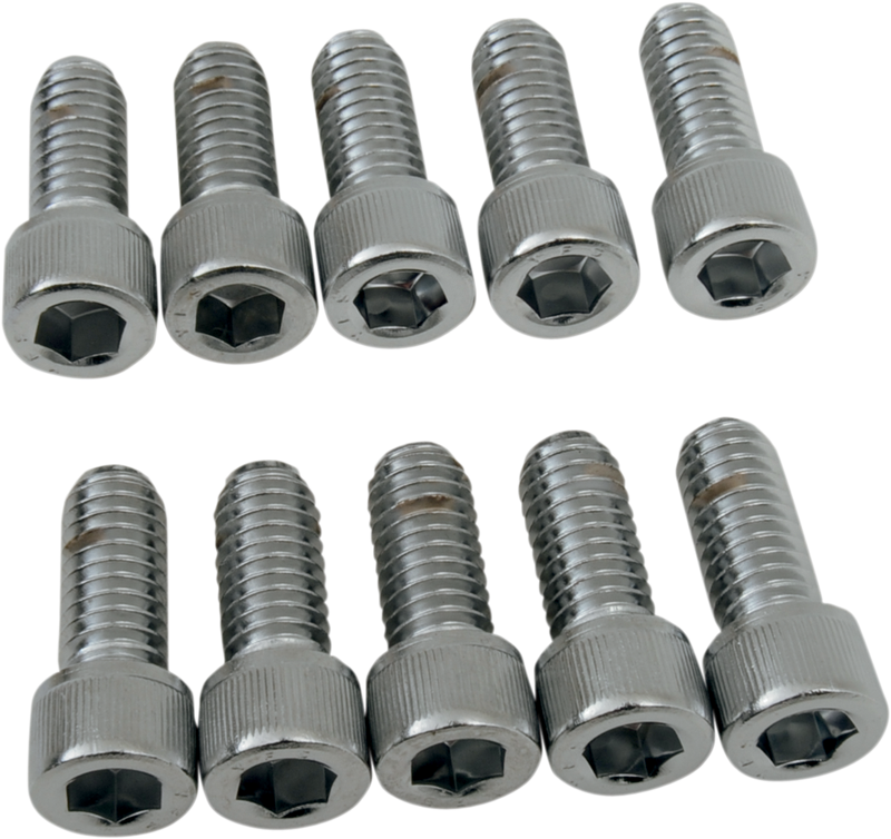 DRAG SPECIALTIES, Drag Specialties MPB215 Coarse-Thread Socket-Head Bolts, 5/16-18 x 3/4 inch, Pack of Individual Bolts