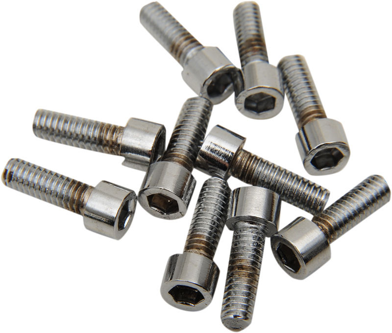 DRAG SPECIALTIES MPB190S Replacement Socket-Head Bolts Pack, 10 Pieces