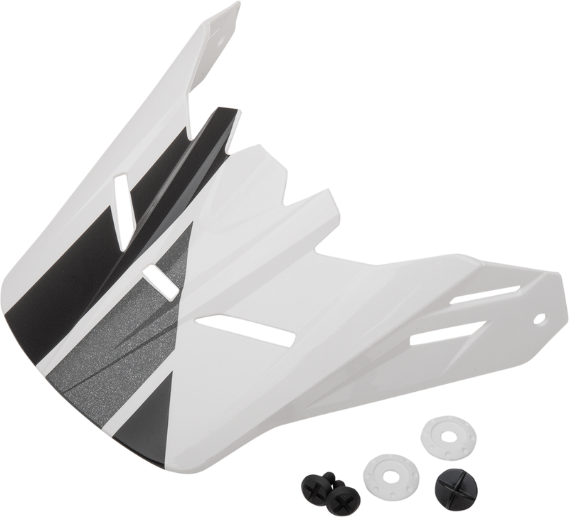 Z1R, Z1R Youth Rise Visor Kit for Evac Helmets - Gloss White, Black & Gray (Part #0132-1402)