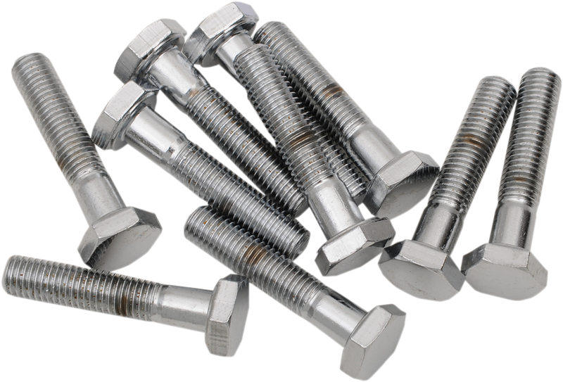 DRAG SPECIALTIES MPB141 Fine Thread Hex Head Replacement Bolts, 1/4"-28 x 1-1/4", Pack of 10