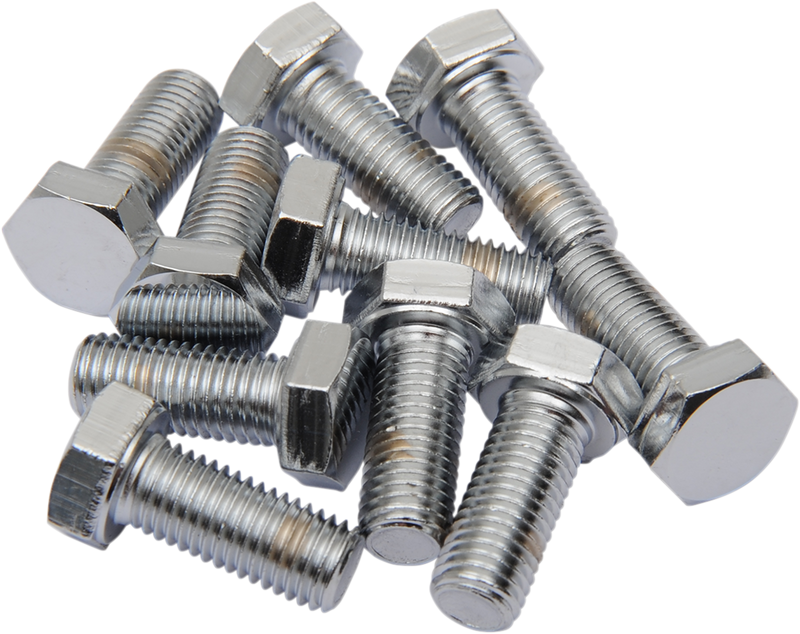 DRAG SPECIALTIES MPB146 Fine Thread Hex Head Bolts, 5/16"-24 x 5/8" - 10 Pack