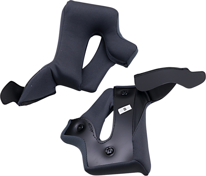 Z1R, Z1R Warrant Cheek Pads - Black - Small by Z1R, Part Number 0134-2684