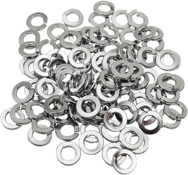Drag Specialties Lock Washers 1/4 inch Chrome MPB171 - Pack of 100