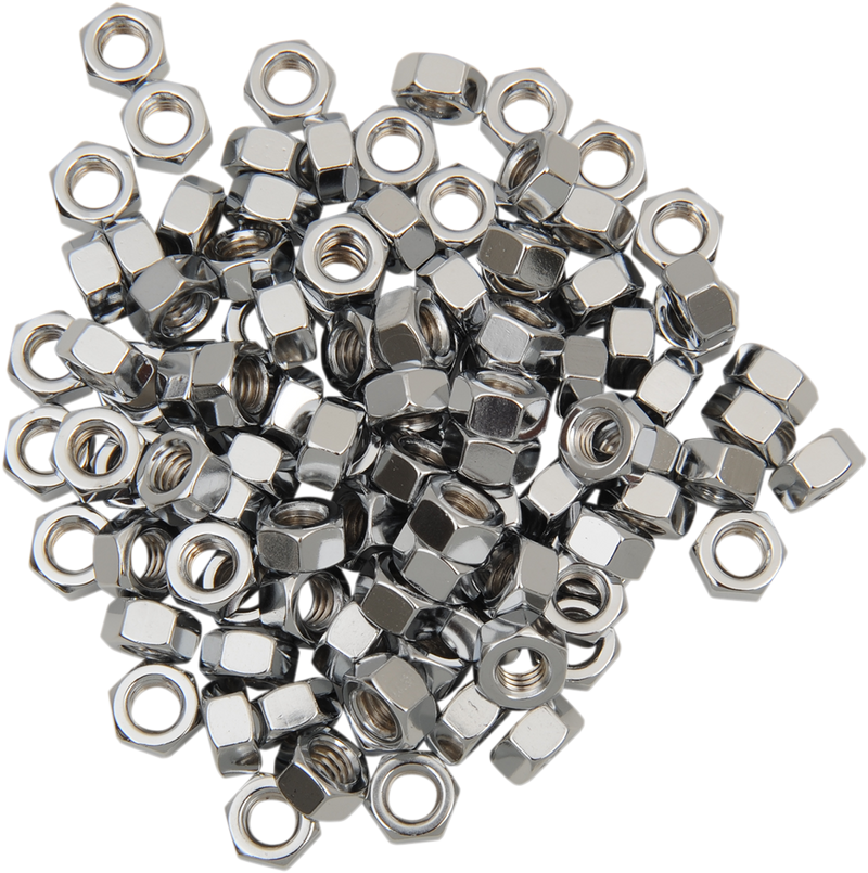 Drag Specialties Hex Nut - 5/16"-18 - Chrome, Model MPB169