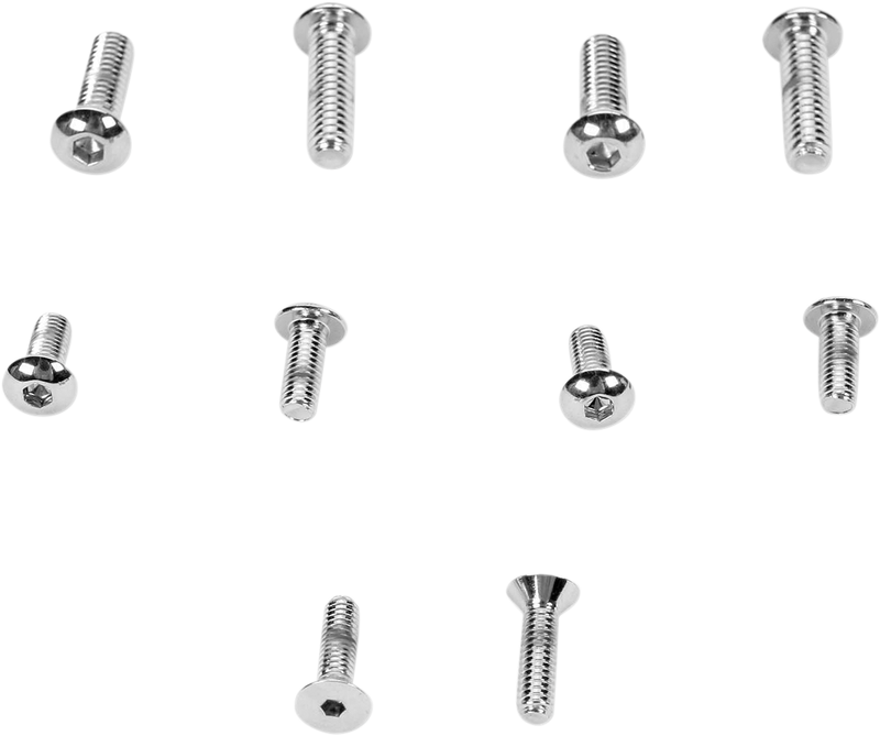 DRAG SPECIALTIES Chrome Socket-Head Screws for Master Cylinder Cover MK133