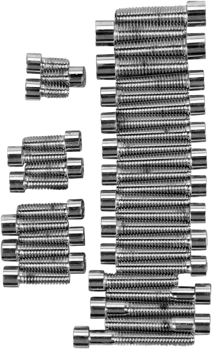 DRAG SPECIALTIES MK142S Bolt Kit for Cam, Primary, Transmission Cover, Socket-Head