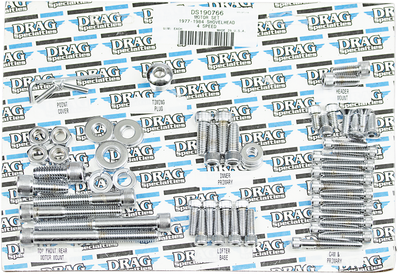 Drag Specialties Motor Bolt Set MK109 for Harley Big Twin Engines
