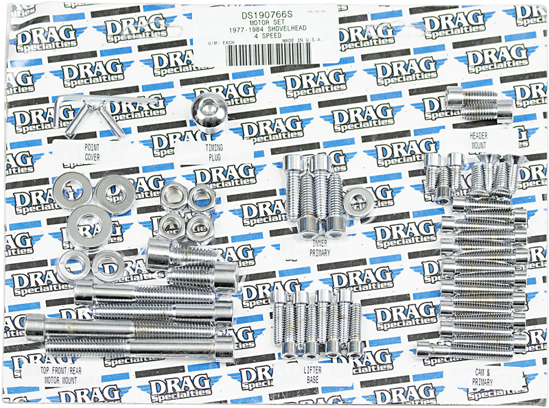 DRAG SPECIALTIES Motor Bolt Set MK109S for Harley FX/FL Models