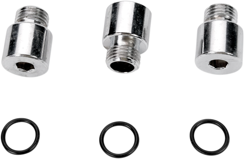 DRAG SPECIALTIES Oil Pump Plug Set MK112 - Replacement Socket-Head Plugs for Harley-Davidson Motorcycles