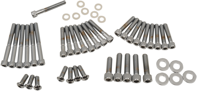 Drag Specialties MK188 Bolt Kit for Cam, Primary, Transmission Cover - Socket-Head - FXR