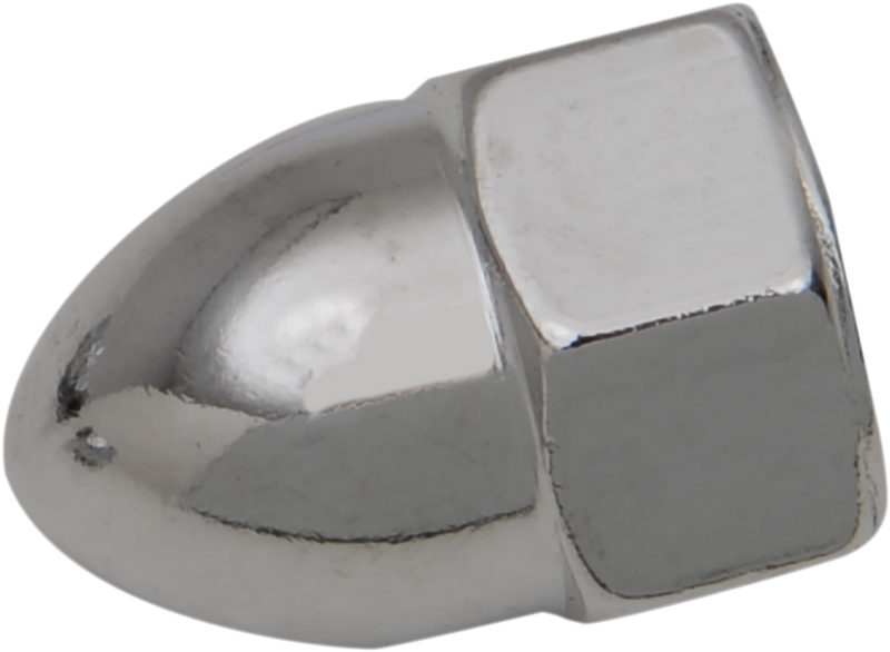Drag Specialties Acorn Nut in Chrome, 7/16"-14, Part Number MPB109
