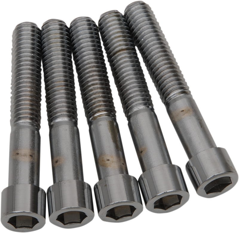 Drag Specialties MPB705S Coarse Thread Socket-Head Bolts – 7/16"-14 x 3" Replacement Pack