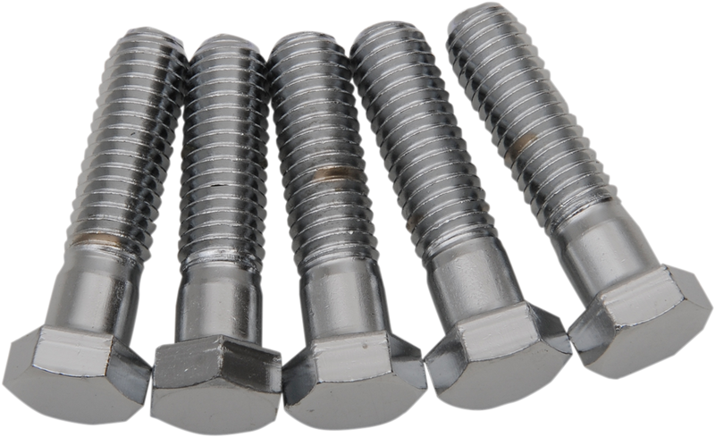 DRAG SPECIALTIES Chrome Hex-Head Bolts - 7/16"-14 x 1-3/4" MPB720 Replacement Pack