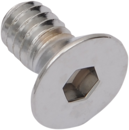 Drag Specialties Flat-Head Chrome Bolts - 1/4"-20 x 1/2" - Part Number MPB574