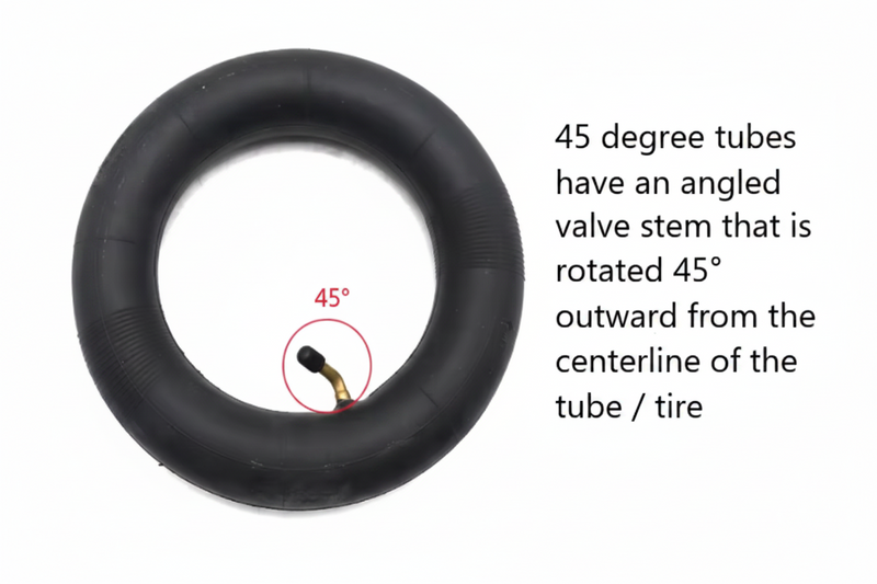 Green Line 10x2.5/2.75 Inner Tube: 45° Angled Valve Stem