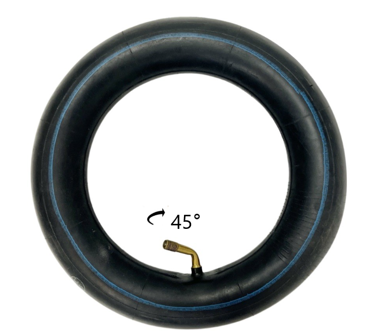 Green Line 10x3.0 / 255-80 Inner Tube - Angled Valve 45°