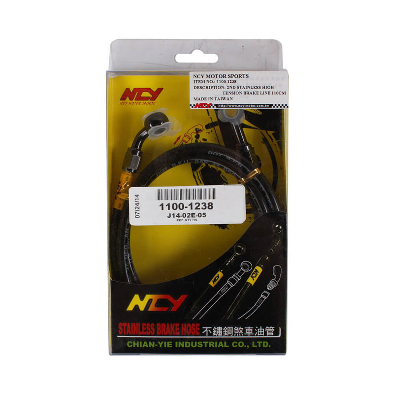 NCY Brake Line (Stainless, Braided) Universal