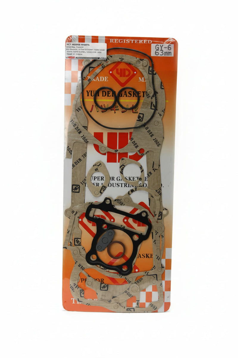 NCY Complete GY6 Engine Gasket Set: 63mm Series A Short Case