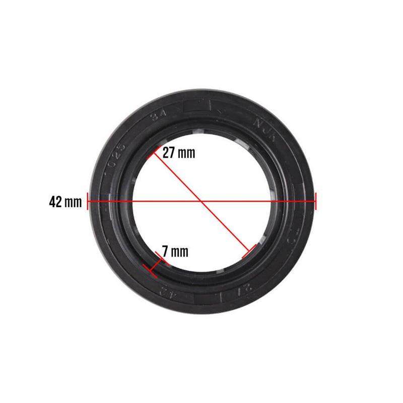 Blue Line Oil Seal (27x42x7mm) - GY6 125/150cc & 50cc 139QMB