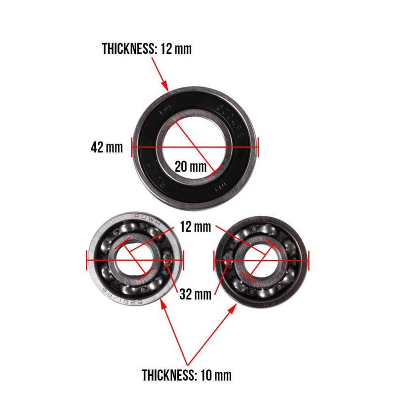 Gear Box Bearing Kit; CSC go., 139QMB Scooters