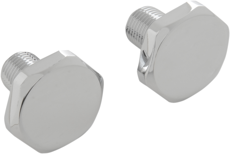 DRAG SPECIALTIES Chrome Fork Tube Cap - Upper (Part #71584)