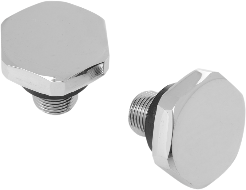 DRAG SPECIALTIES Chrome Fork Tube Cap - Upper - Part #23-0203A