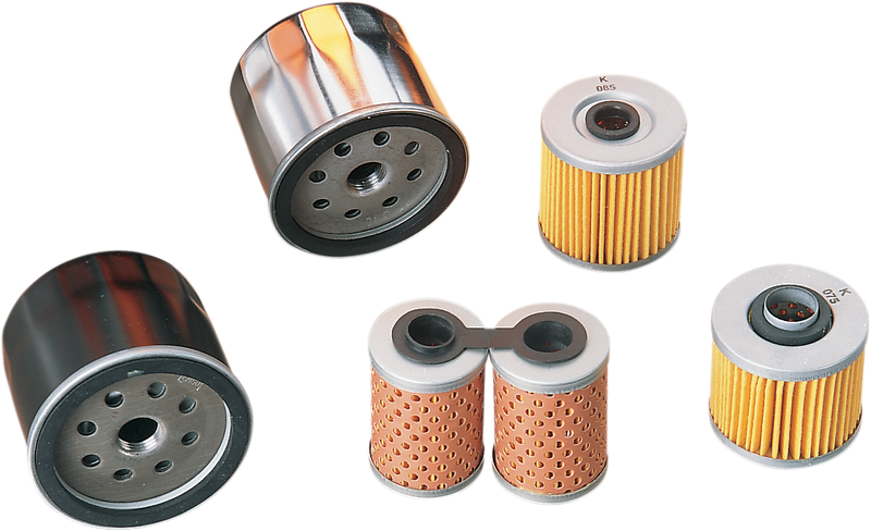 DRAG SPECIALTIES, Drag Specialties Oil Filter Black for Twin Cam and M8 Engines - Part 14-0020B-BX18