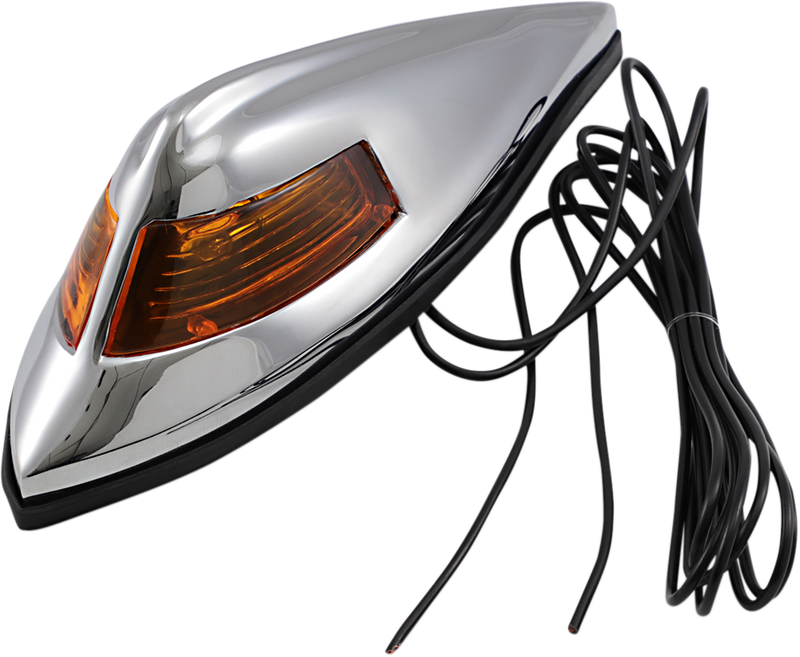 DRAG SPECIALTIES Nostalgia Front Fender Light - Amber, Part 12-0025-BC312