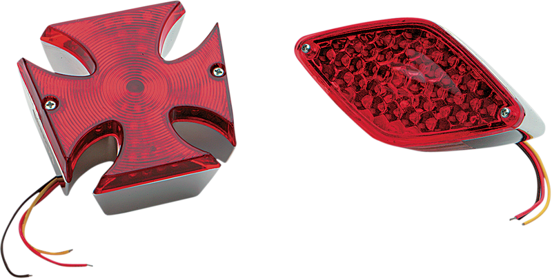 DRAG SPECIALTIES, DRAG SPECIALTIES Maltese LED Taillight - Part No. 20-6503LEDBXLB1