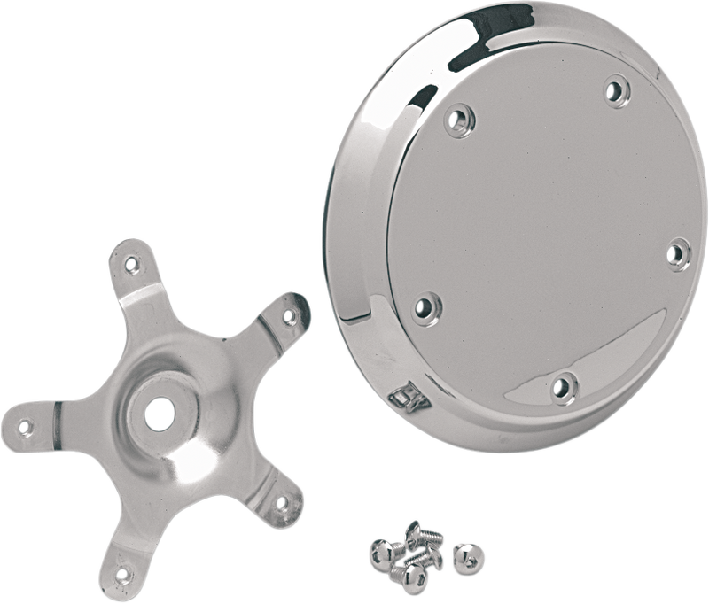 DRAG SPECIALTIES Five-Bolt Domed Air Cleaner Insert - Chrome 14-0210-SC4