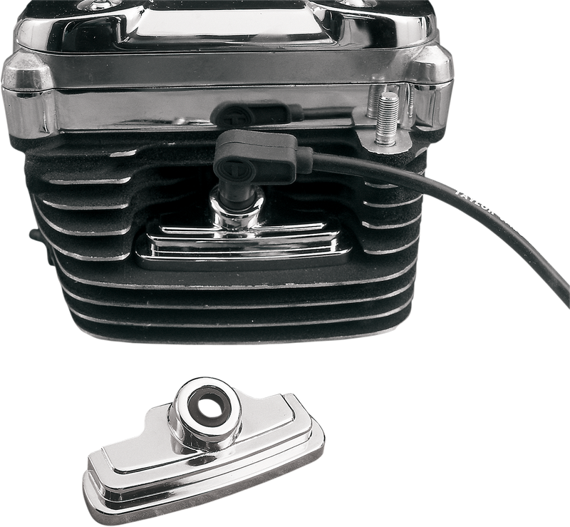 Drag Specialties Chrome Bolt Covers for 80-inch Engines - Part No. 35-0101-BC251