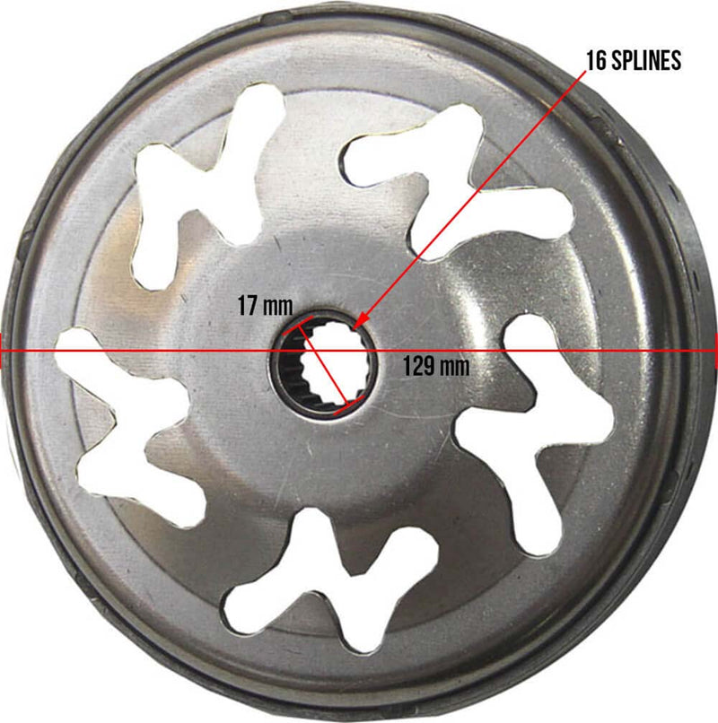 NCY Clutch Bell (Reinforced,Performance) Vino125,Zuma125