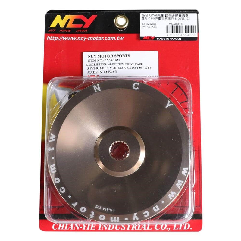 NCY Drive Face - Aluminum - Genuine/GY6