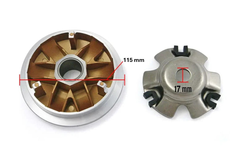 NCY Coated Variator -112mm, Gold - Genuine 125/150/GY6
