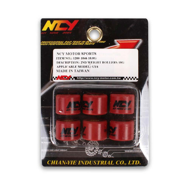 NCY 18x14mm Roller Weights | GY6 Genuine Buddy Kymco SYM