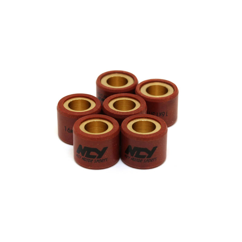 NCY Performance Roller Weights 16x13mm 139QMB & GY6 50-80cc