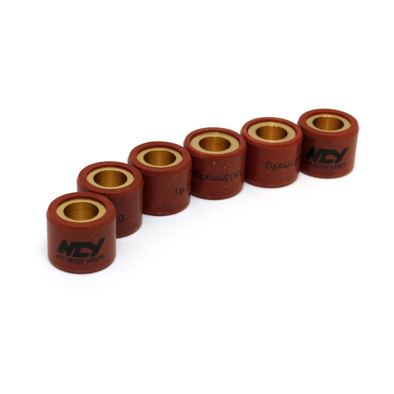 NCY Performance Roller Weights 16x13mm 139QMB & GY6 50-80cc