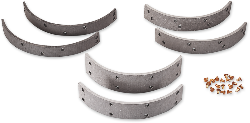 DRAG SPECIALTIES Front Brake Linings and Rivets Kit 06-0121SCP-SC7