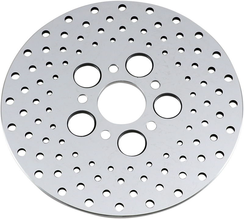 DRAG SPECIALTIES, Drag Specialties Polished Stainless Steel Rotor 10" - Part Number 060173ASP-BC647
